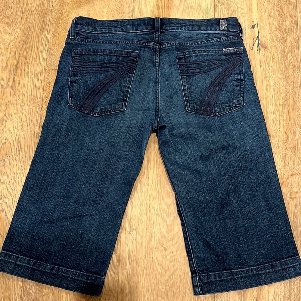 7 for all mankind Dojo Capri Culottes Size 31